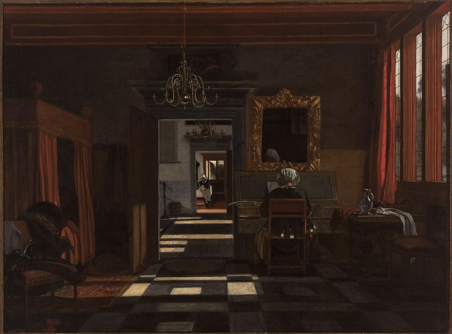 Interior with a Woman at the Virginal