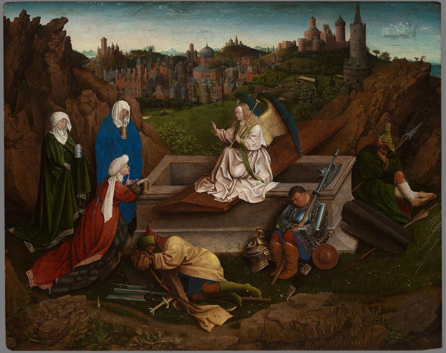 De drie Maria's aan het graf