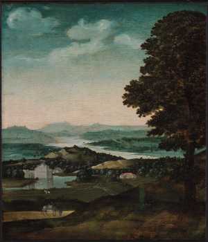 landschap-met-grazende-ezel