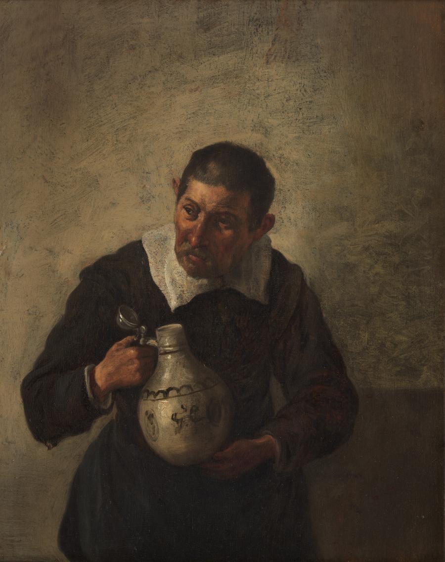 Man met bierkruik