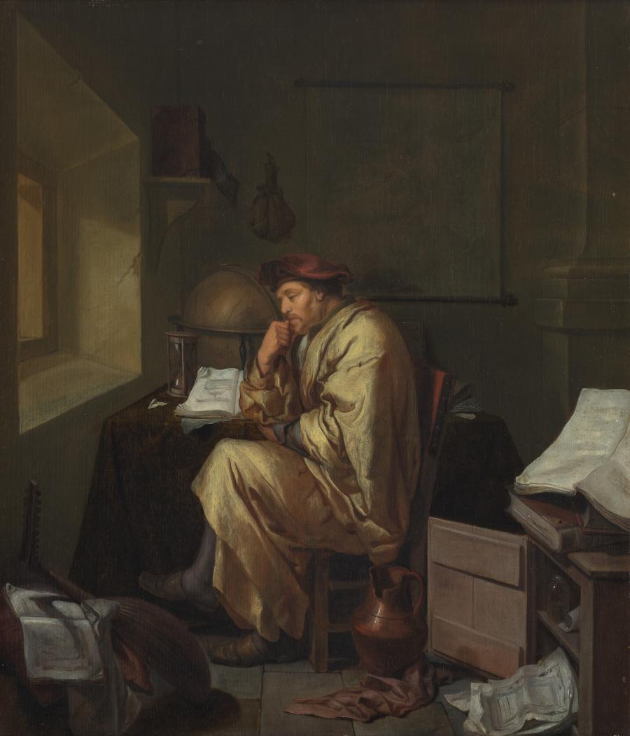A Scholar in his Study