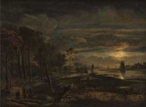 landscape-in-moonlight