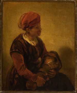 woman-with-a-child-in-swaddling-clothes
