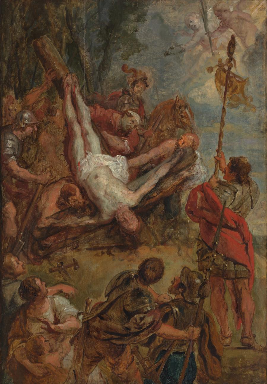 De marteldood van de Heilige Petrus