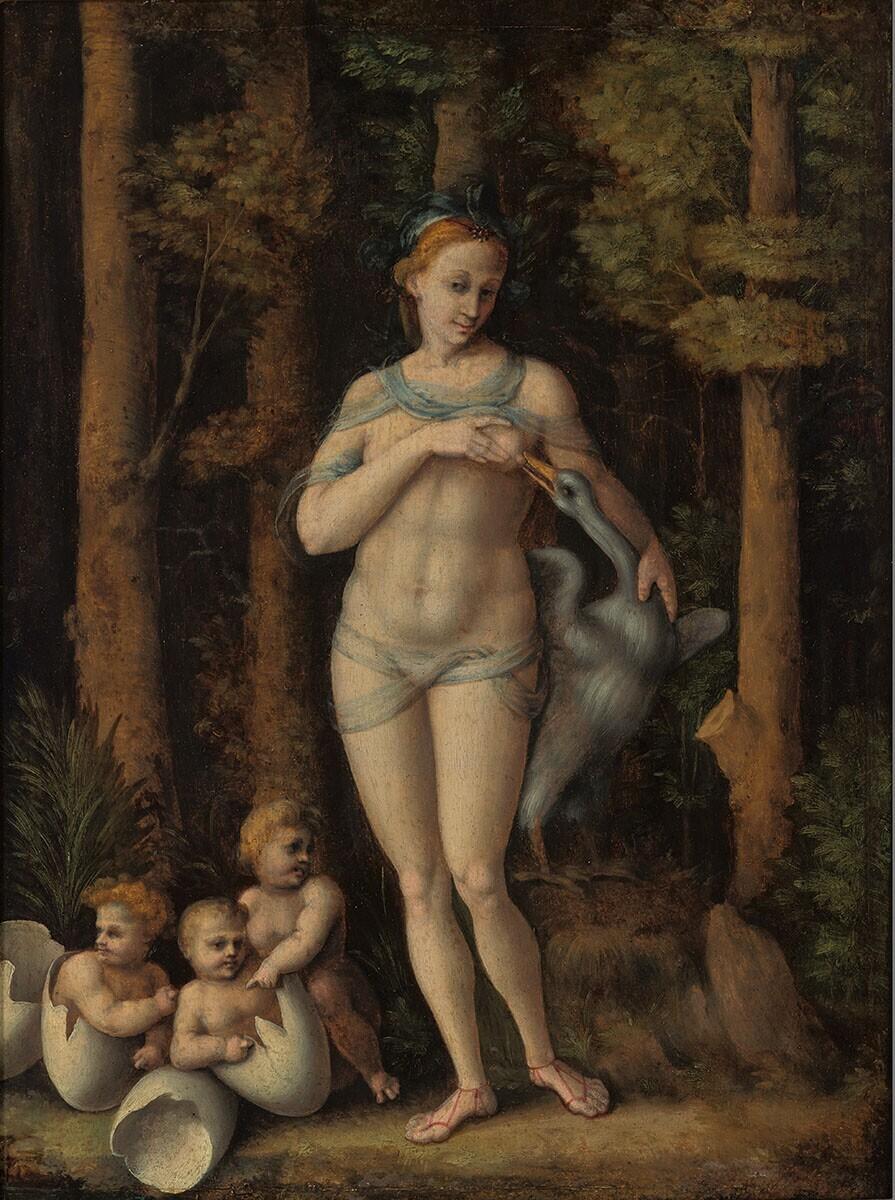 Leda en de zwaan