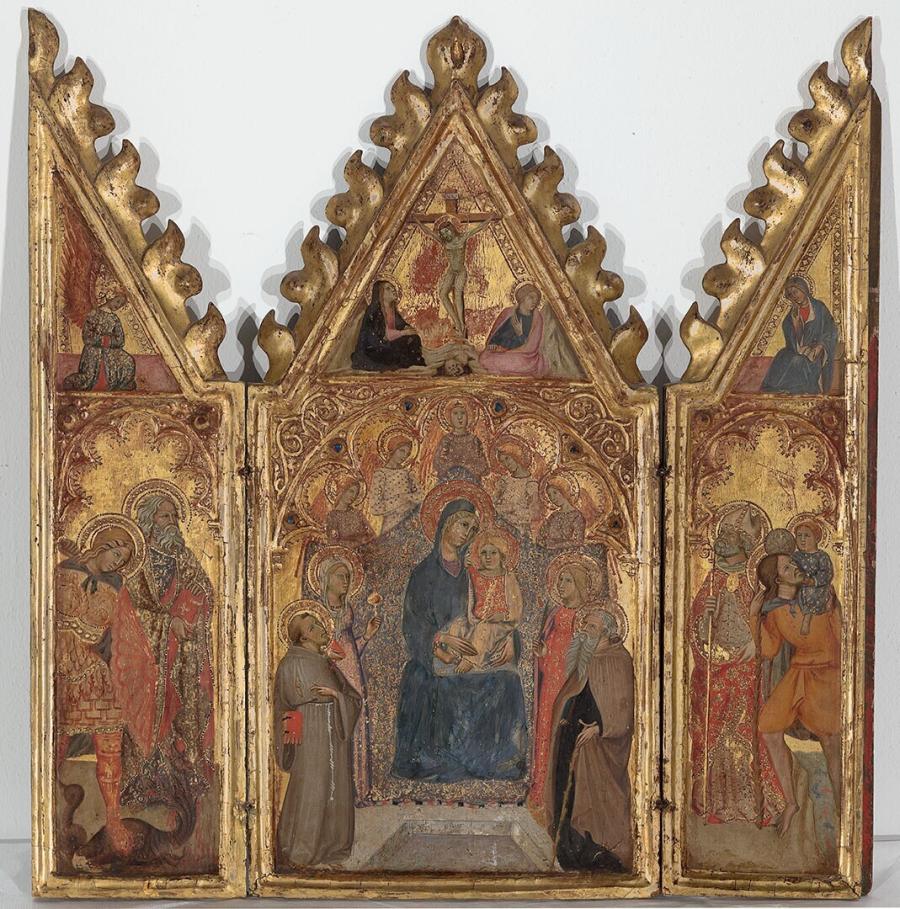 Madonna and child with saints