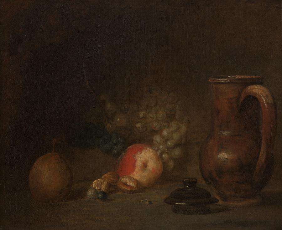 Still life with an earthenware jar