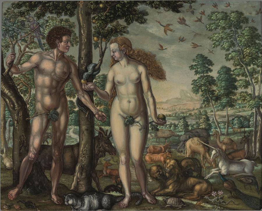 Adam en Eva in het Paradijs