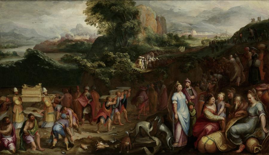 The crossing of the River Jordan