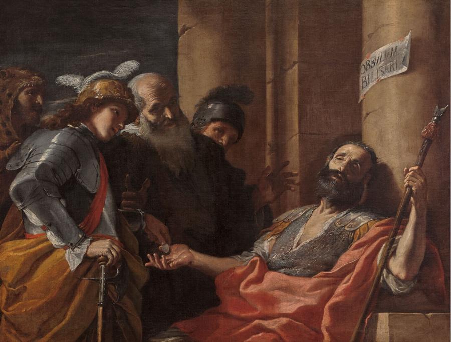 Belisarius ontvangt een aalmoes