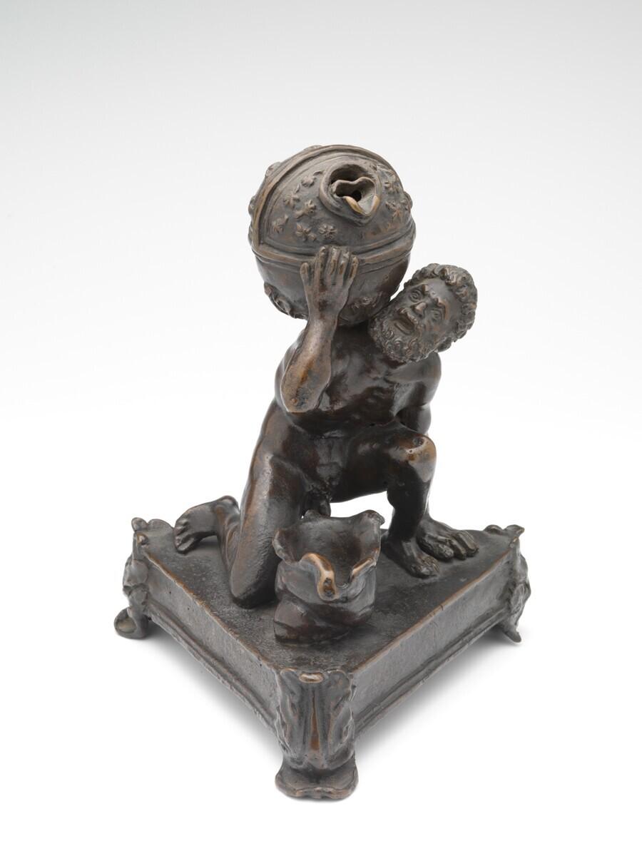 Kneeling Atlas Supporting the Universe