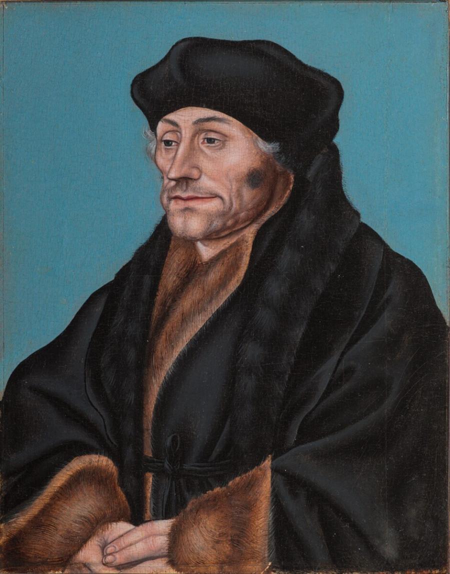 Portret van Desiderius Erasmus