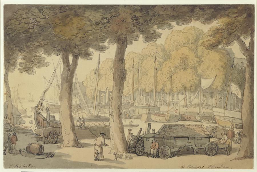 De Boompjes aan de Maas in Rotterdam