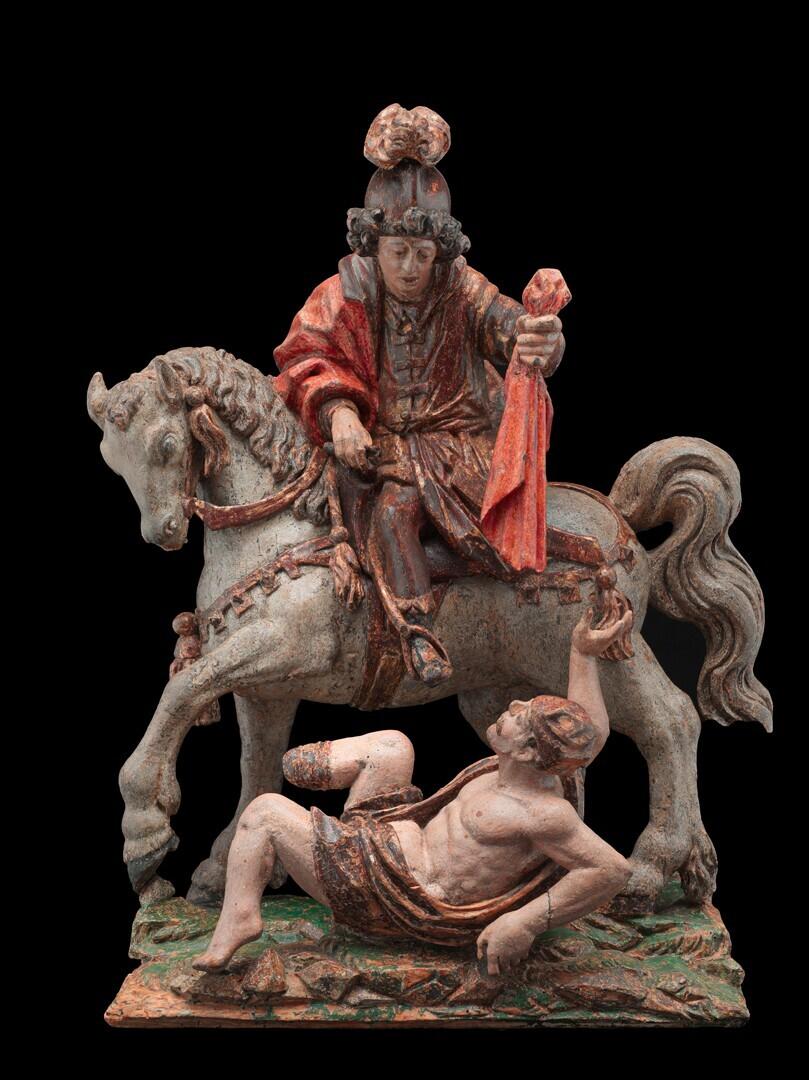 Saint Martin on Horseback with Beggar