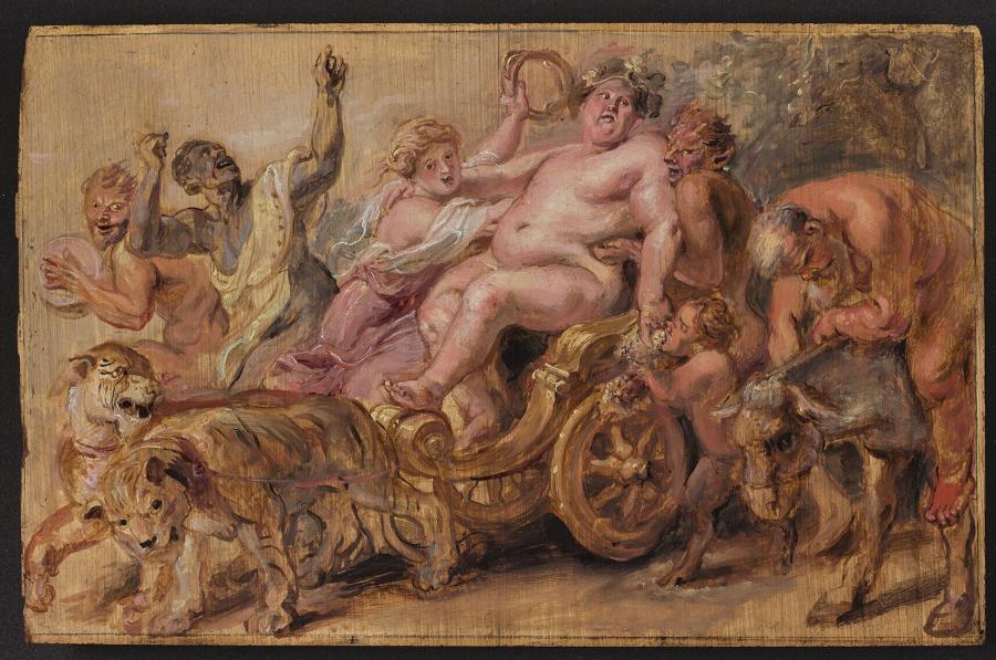 De triomftocht van Bacchus