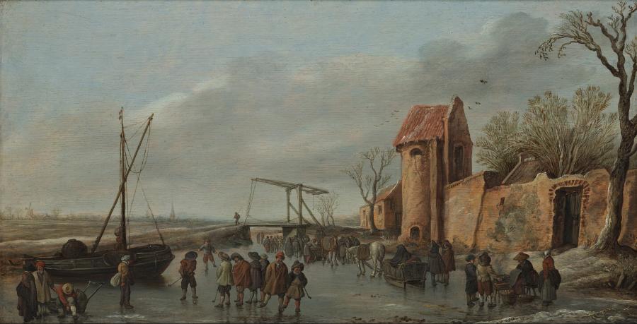 A Scene on the Ice