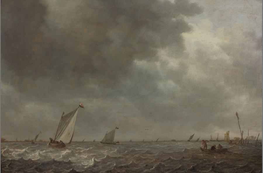 Sailing Boats on a Lake