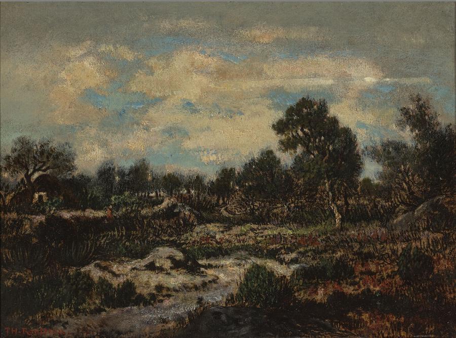 Landschap in de omgeving van Fontainebleau