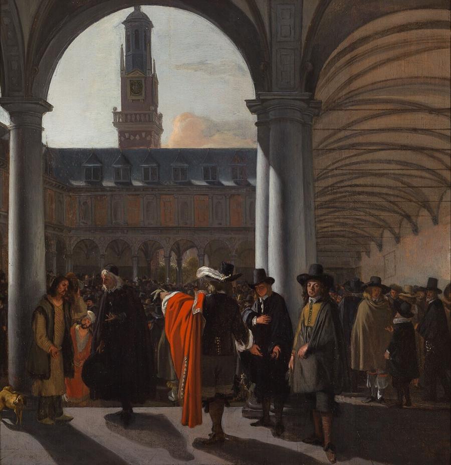 Courtyard of the Exchange in Amsterdam