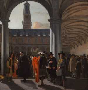 courtyard-of-the-exchange-in-amsterdam