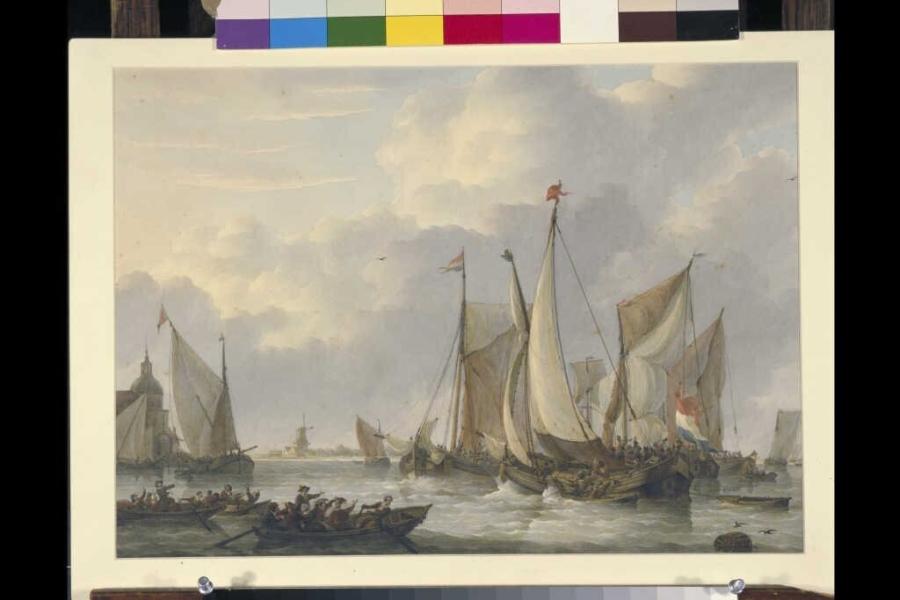 De Maas bij Dordrecht
