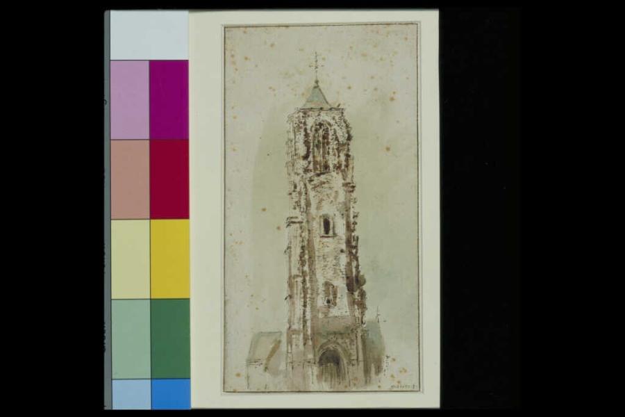 The Southern Tower of the Our Lady Church in Kortrijk