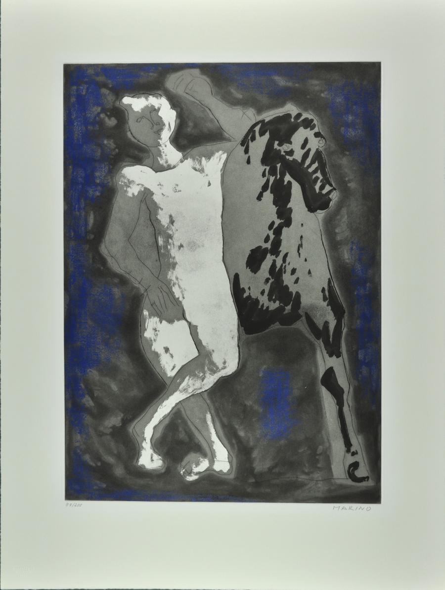 Rider with horse
