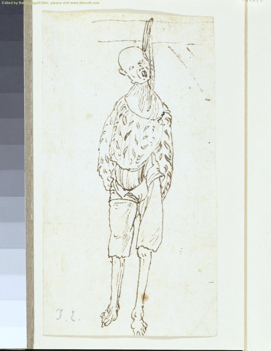 Study of a Hanged Man (recto and verso)