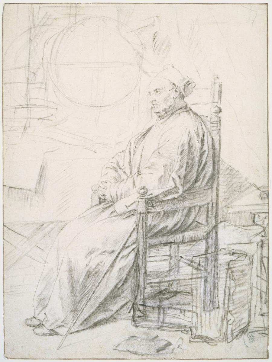 Portrait of a Scholar Seated in his Study