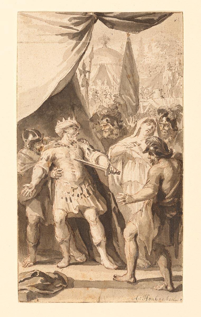 A Monarch Wants to Stab Himself over a Woman