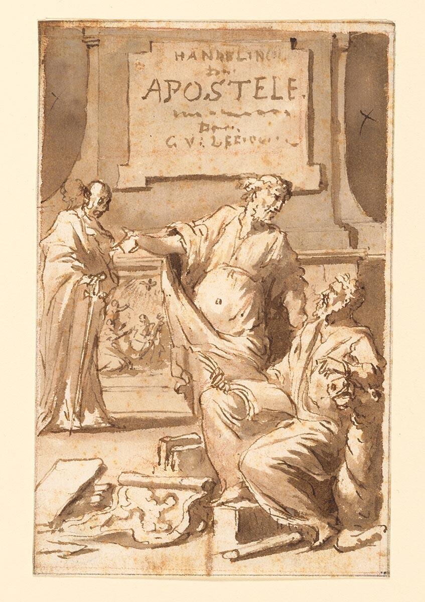 Title vignette for an edition of the Acts of the Apostles