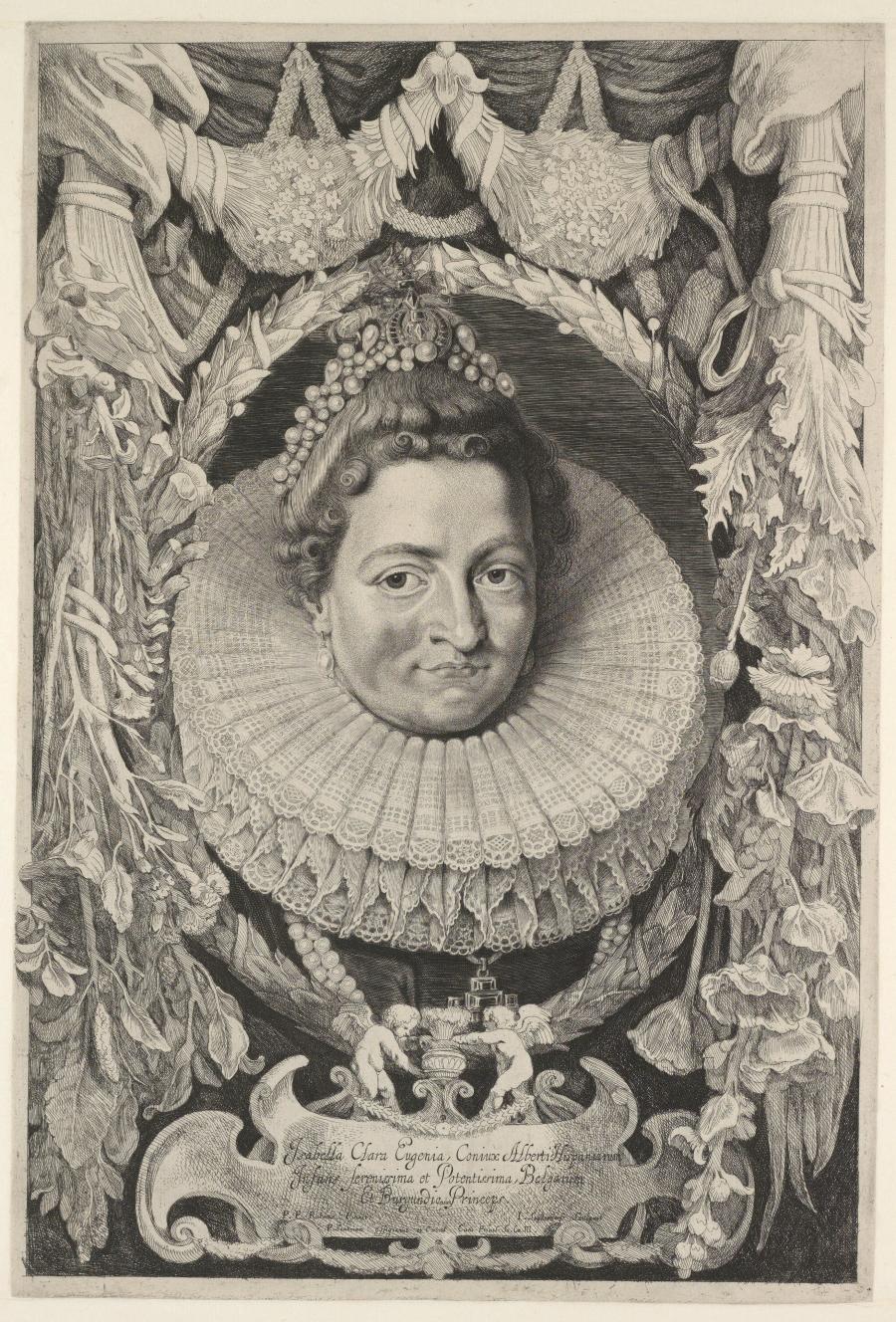Portret van Isabella Clara Eugenia