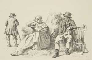 a-sitting-girl-a-pottery-seller-and-a-man-with-a-spade