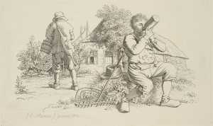 landscape-with-a-drinking-and-a-walking-man