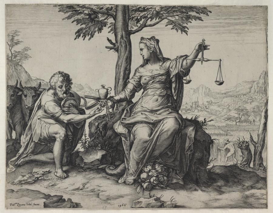 Justice Rewarding the Worthy