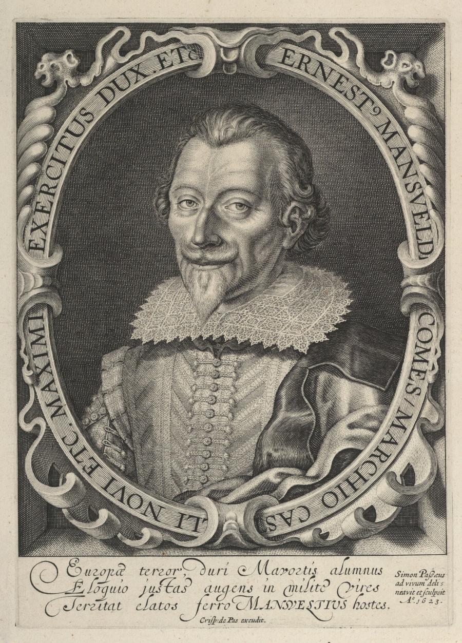 Portret van graaf Ernst van Mansfeld