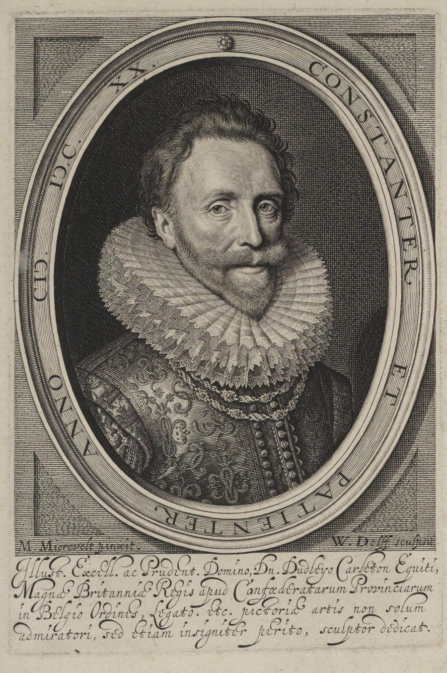 Portrait of Dudley Carleton, Viscount Dorchester
