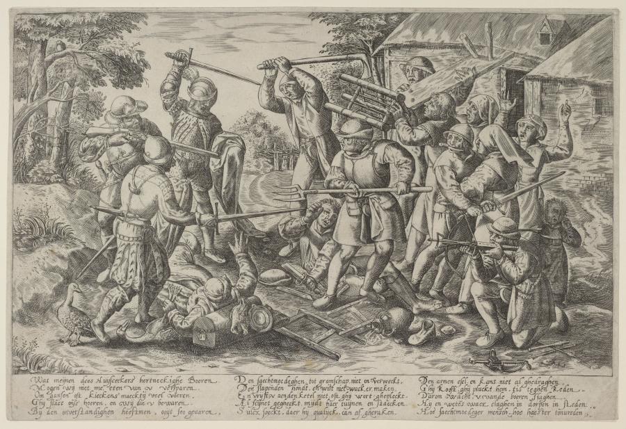 Brawl between Peasants and Soldiers