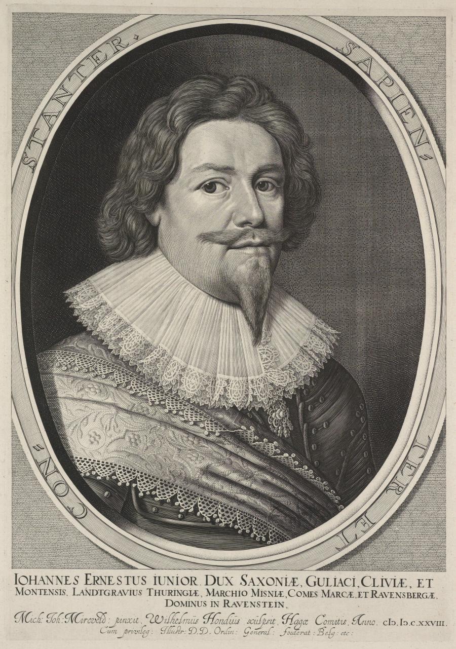 Portret van hertog Johan Ernst van Saksen-Eisenach
