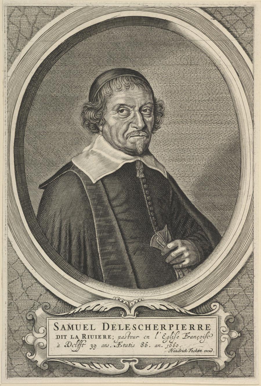 Portrait of Samuel Delescherpierre, dit la Rivière