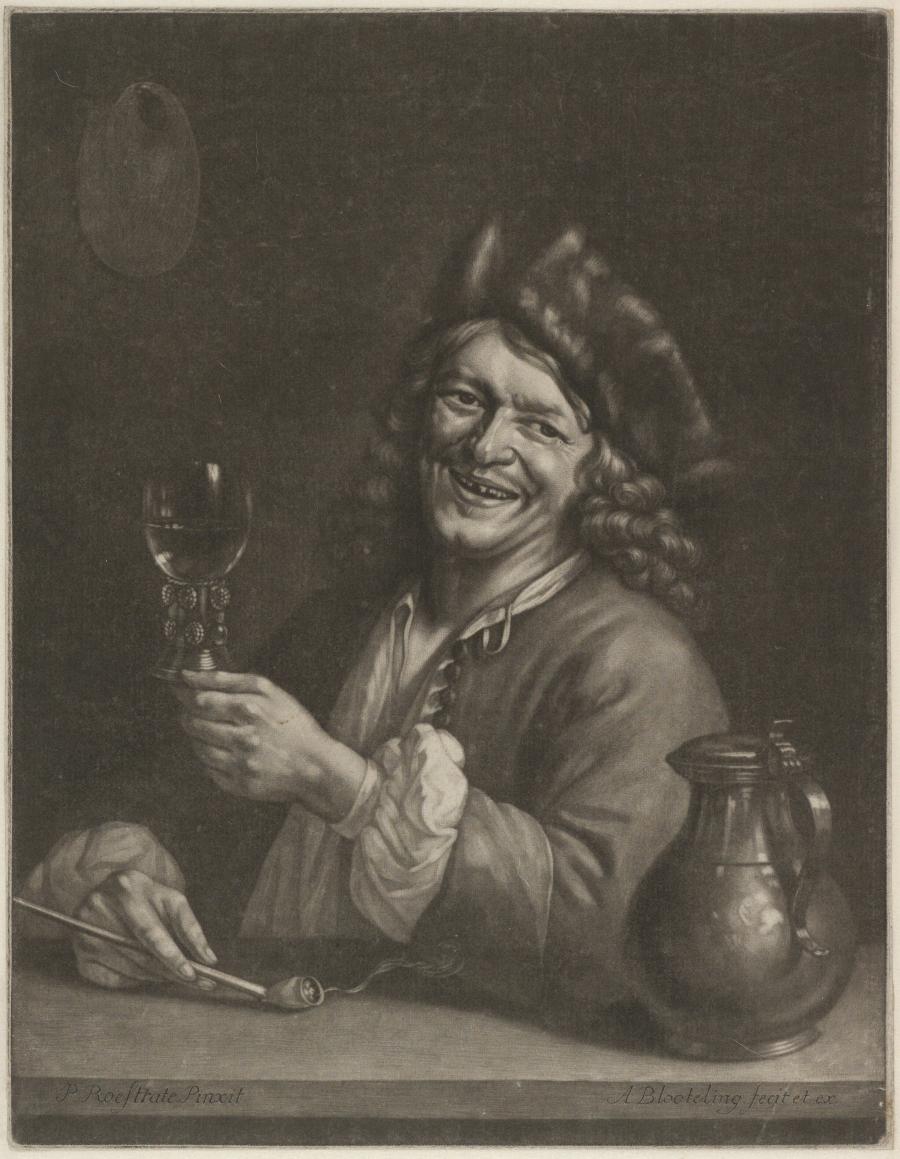 Portret van Pieter Gerritsz. van Roestraten