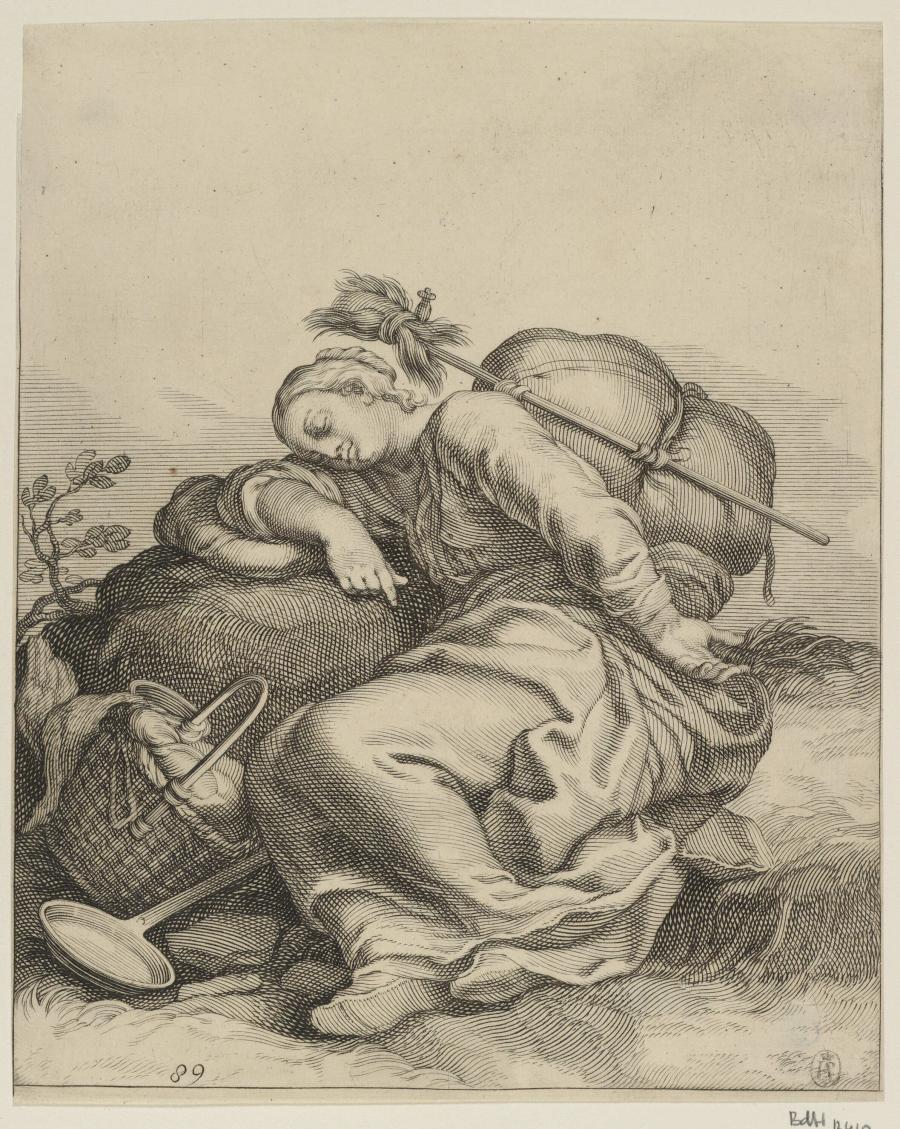 A Sleeping Countrywoman