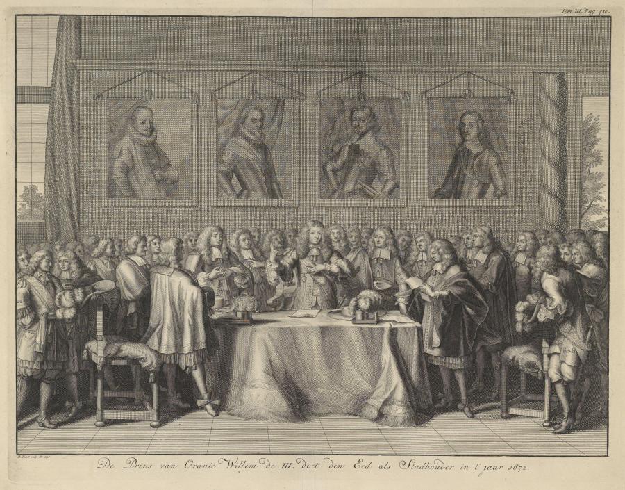 Prince William III Taking the Oath as Stadholder in 1672