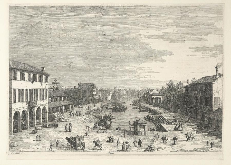 De haven van Mestre