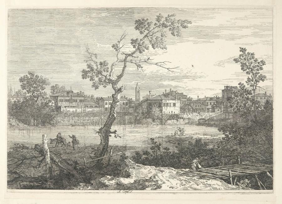 Een dorp aan de rivier Brenta