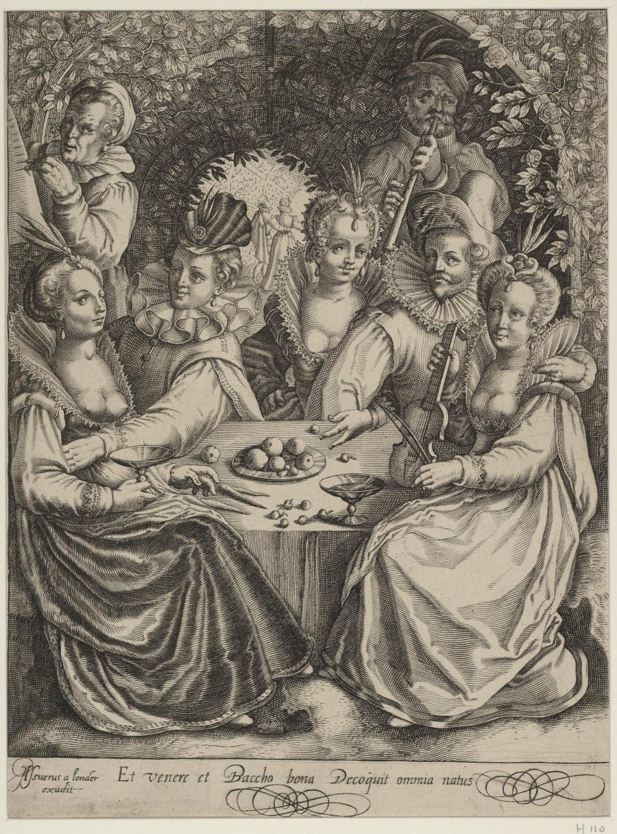 The Prodigal Son Squandering his Money