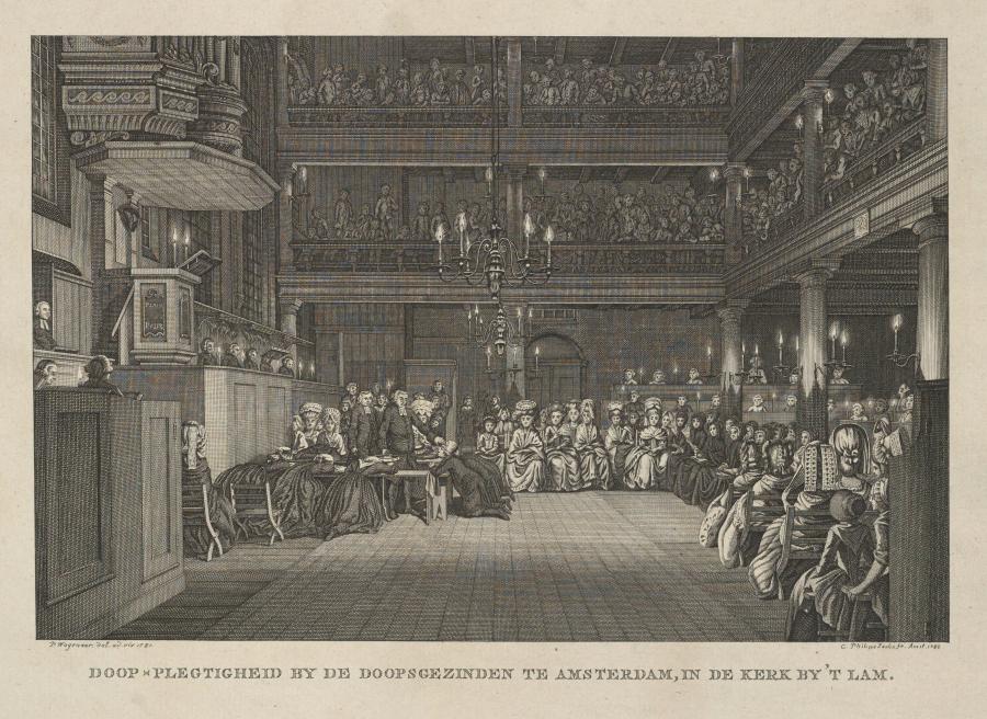 Baptismal Ceremony of the Mennonites in Amsterdam