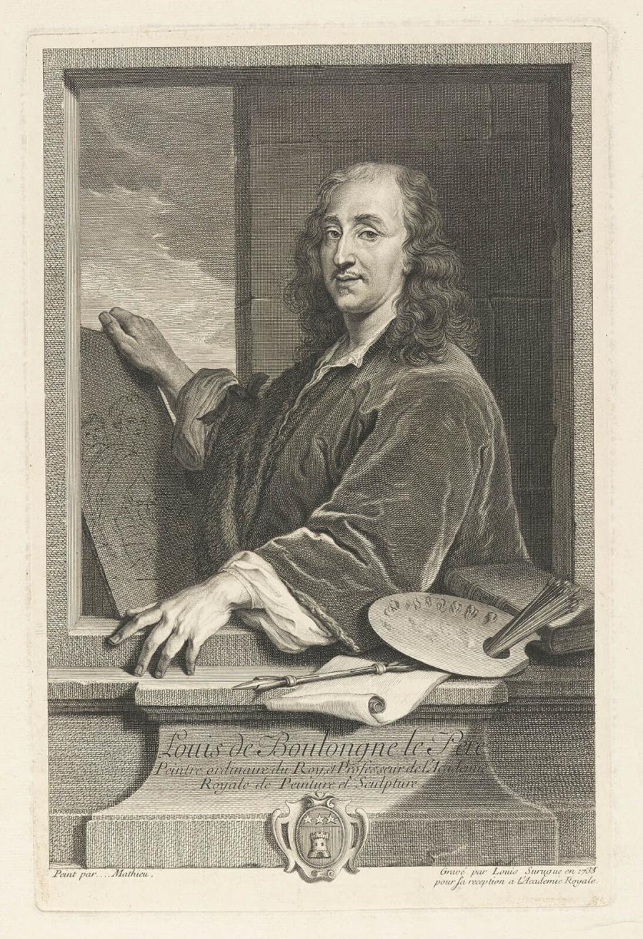 Portret van Louis de Boullogne
