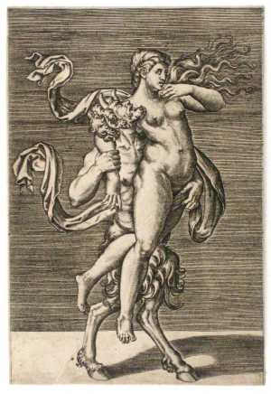 satyr-die-een-nimf-draagt