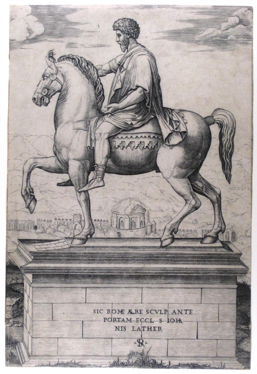 Het ruiterstandbeeld van Marcus Aurelius